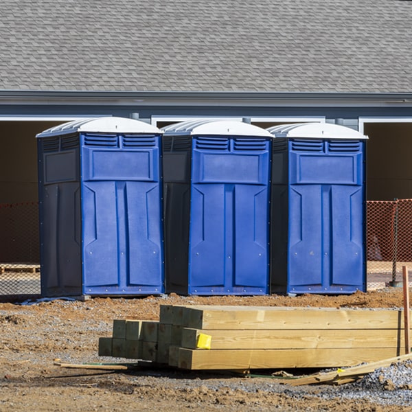 are there any restrictions on where i can place the portable restrooms during my rental period in Upper Frederick Pennsylvania